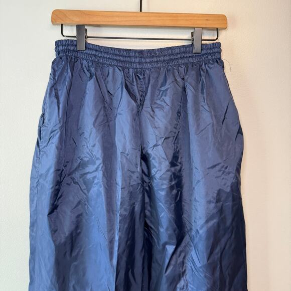 Bobbie Brooks Women's Nylon Elastic Jogger Sweatpants Navy Blue Size Large - Picture 2 of 6